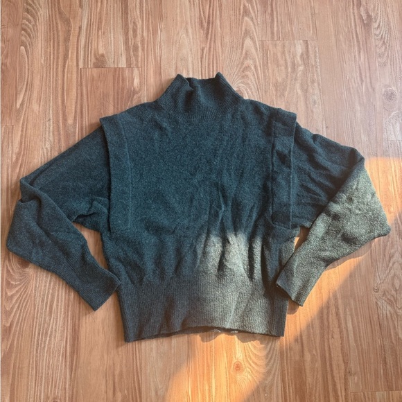 Prologue Green Cowl Neck Sweater Chunky Knit - Picture 2 of 6